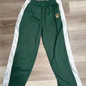 Vintage Seattle SuperSonics NBA Teraway warm up pants.